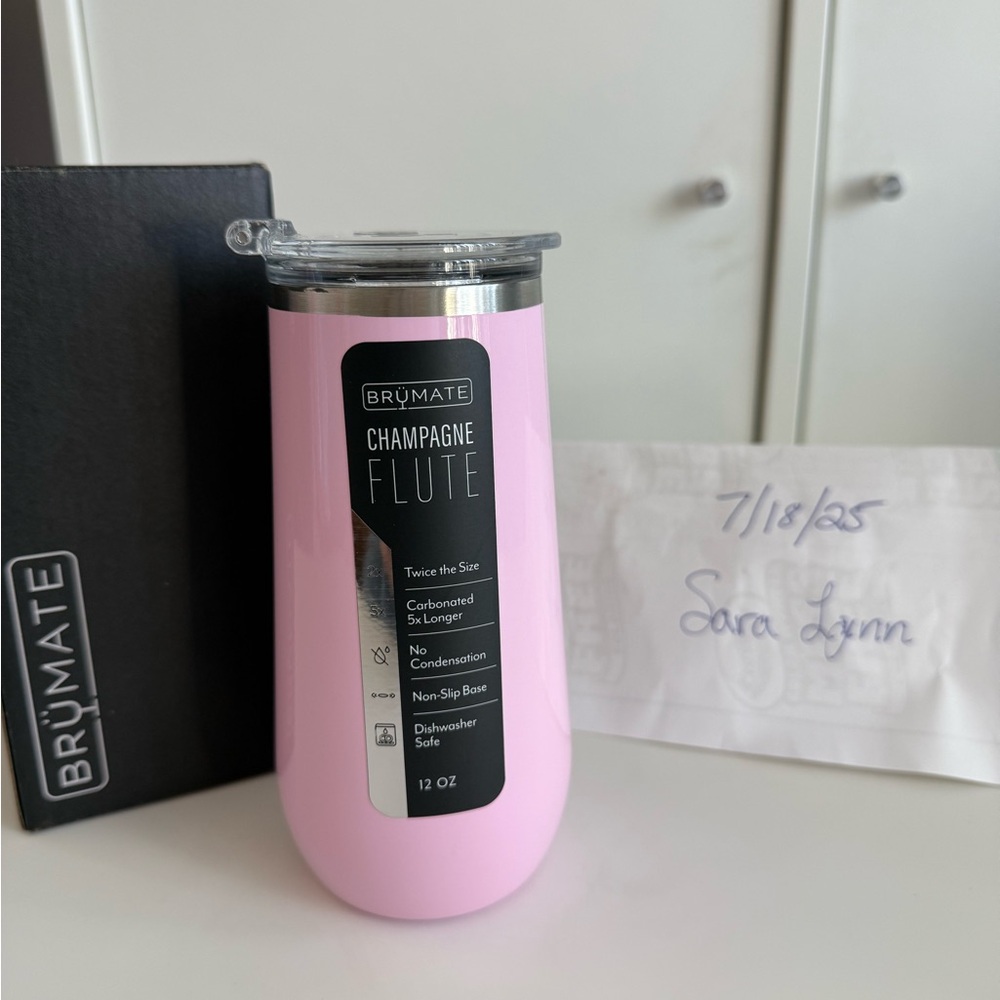 BrüMate Blush Champagne Flute